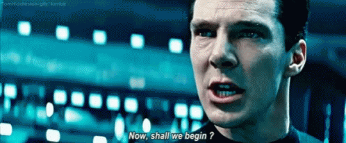 A GIF added to make the start seem dramatic